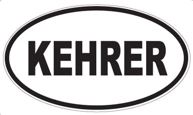KEHRER - Oval Magnet