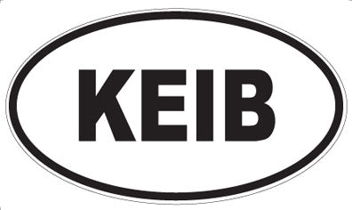 KEIB - Oval Magnet