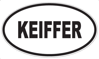 KEIFFER - Oval Magnet