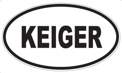 KEIGER - Oval Magnet