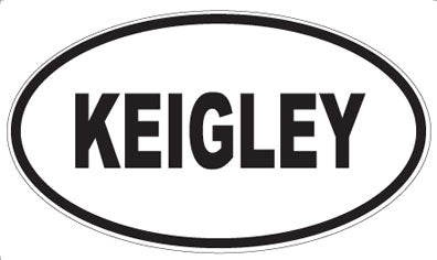 KEIGLEY - Oval Magnet