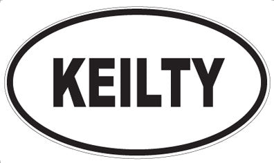 KEILTY - Oval Magnet