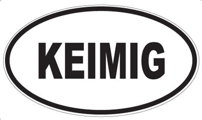 KEIMIG - Oval Magnet