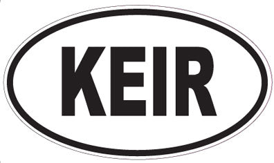 KEIR - Oval Sticker
