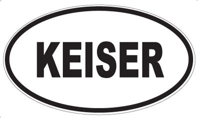 KEISER - Oval Magnet