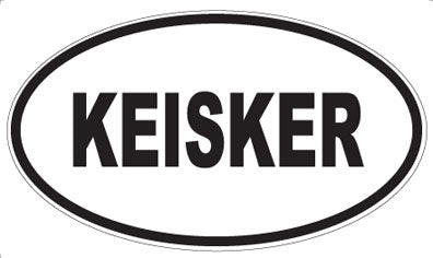 KEISKER - Oval Magnet