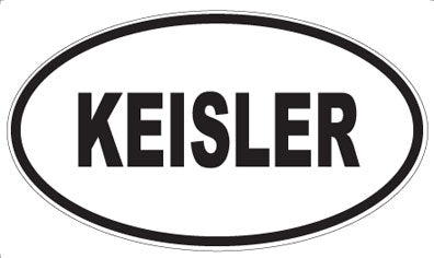 KEISLER - Oval Magnet