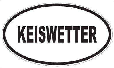 KEISWETTER - Oval Magnet