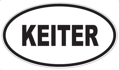 KEITER - Oval Magnet