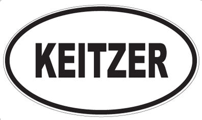 KEITZER - Oval Magnet