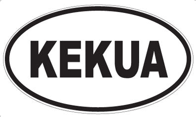 KEKUA - Oval Magnet