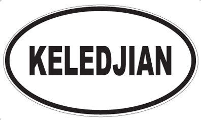 KELEDJIAN - Oval Magnet