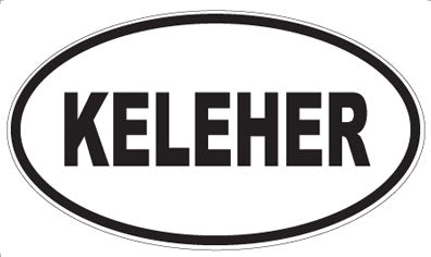 KELEHER - Oval Magnet