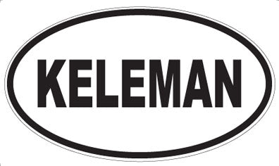 KELEMAN - Oval Magnet