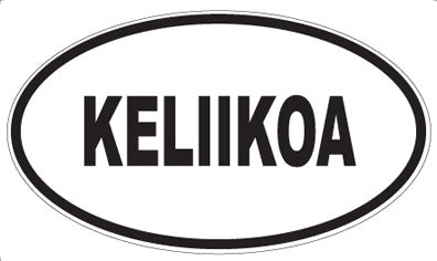 KELIIKOA - Oval Magnet