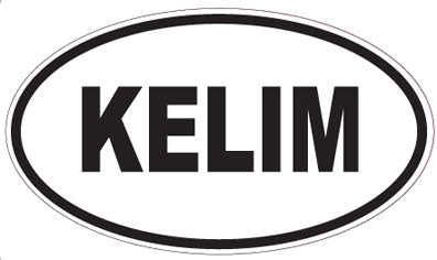 KELIM - Oval Sticker
