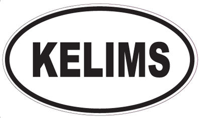 KELIMS - Oval Sticker