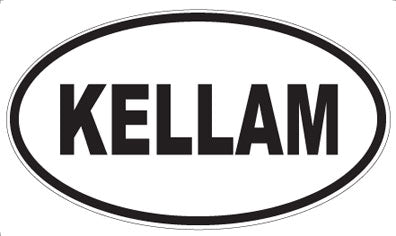 KELLAM - Oval Magnet