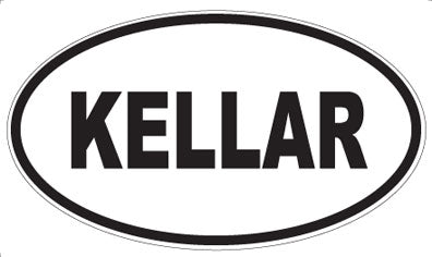 KELLAR - Oval Magnet