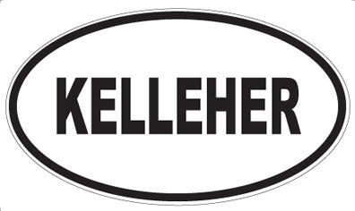 KELLEHER - Oval Magnet