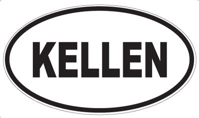 KELLEN - Oval Magnet