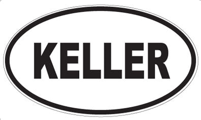 KELLER - Oval Magnet