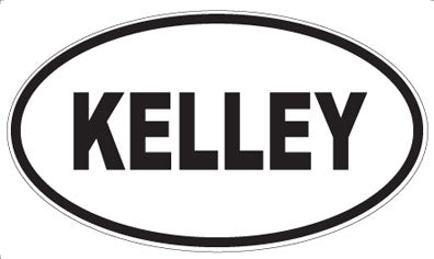 KELLEY - Oval Magnet