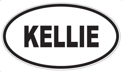 KELLIE - Oval Magnet