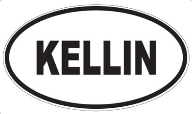 KELLIN - Oval Magnet