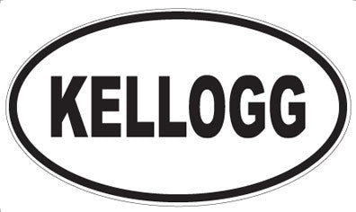 KELLOGG - Oval Magnet