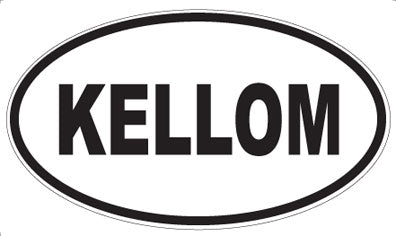 KELLOM - Oval Magnet
