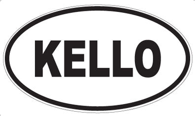 KELLO - Oval Magnet