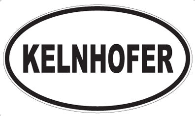 KELNHOFER - Oval Magnet