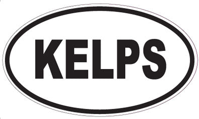 KELPS - Oval Sticker