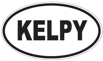 KELPY - Oval Sticker