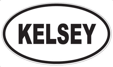 KELSEY - Oval Magnet
