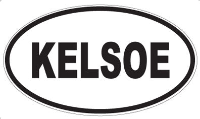 KELSOE - Oval Magnet