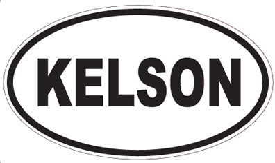 KELSON - Oval Sticker