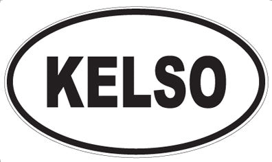 KELSO - Oval Magnet
