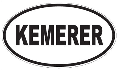 KEMERER - Oval Magnet