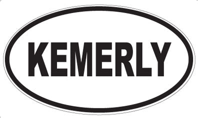 KEMERLY - Oval Magnet