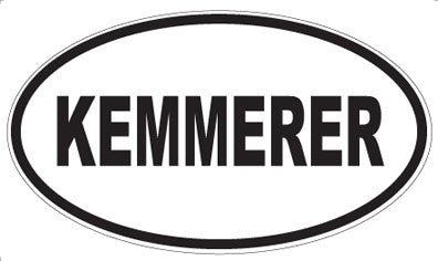 KEMMERER - Oval Magnet