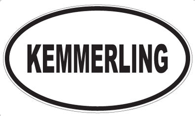 KEMMERLING - Oval Magnet