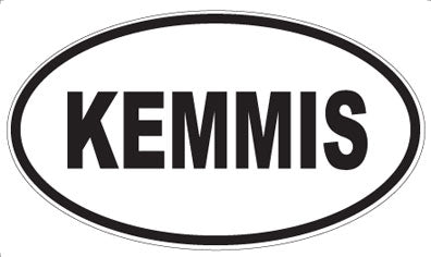 KEMMIS - Oval Magnet