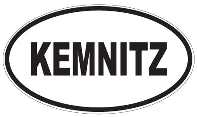 KEMNITZ - Oval Magnet