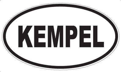 KEMPEL - Oval Magnet