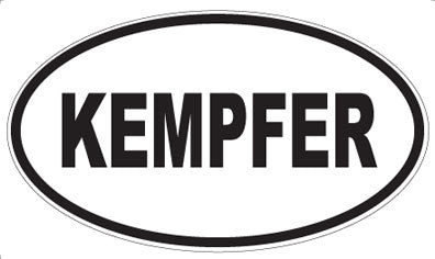 KEMPFER - Oval Magnet