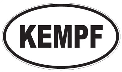 KEMPF - Oval Magnet