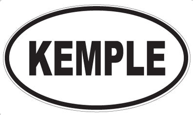 KEMPLE - Oval Magnet