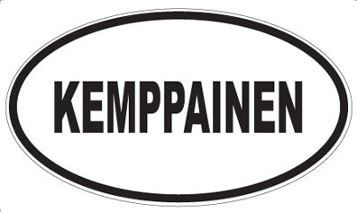 KEMPPAINEN - Oval Magnet